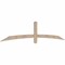Ekena Millwork Bellingham Smooth Timber Gable Bracket, Douglas Fir, 96"W x 20"H x 1 1/2"D x 3 1/2"F, 5/12 Pitch GBW096X20X0204BEL00SDF - alternate 2